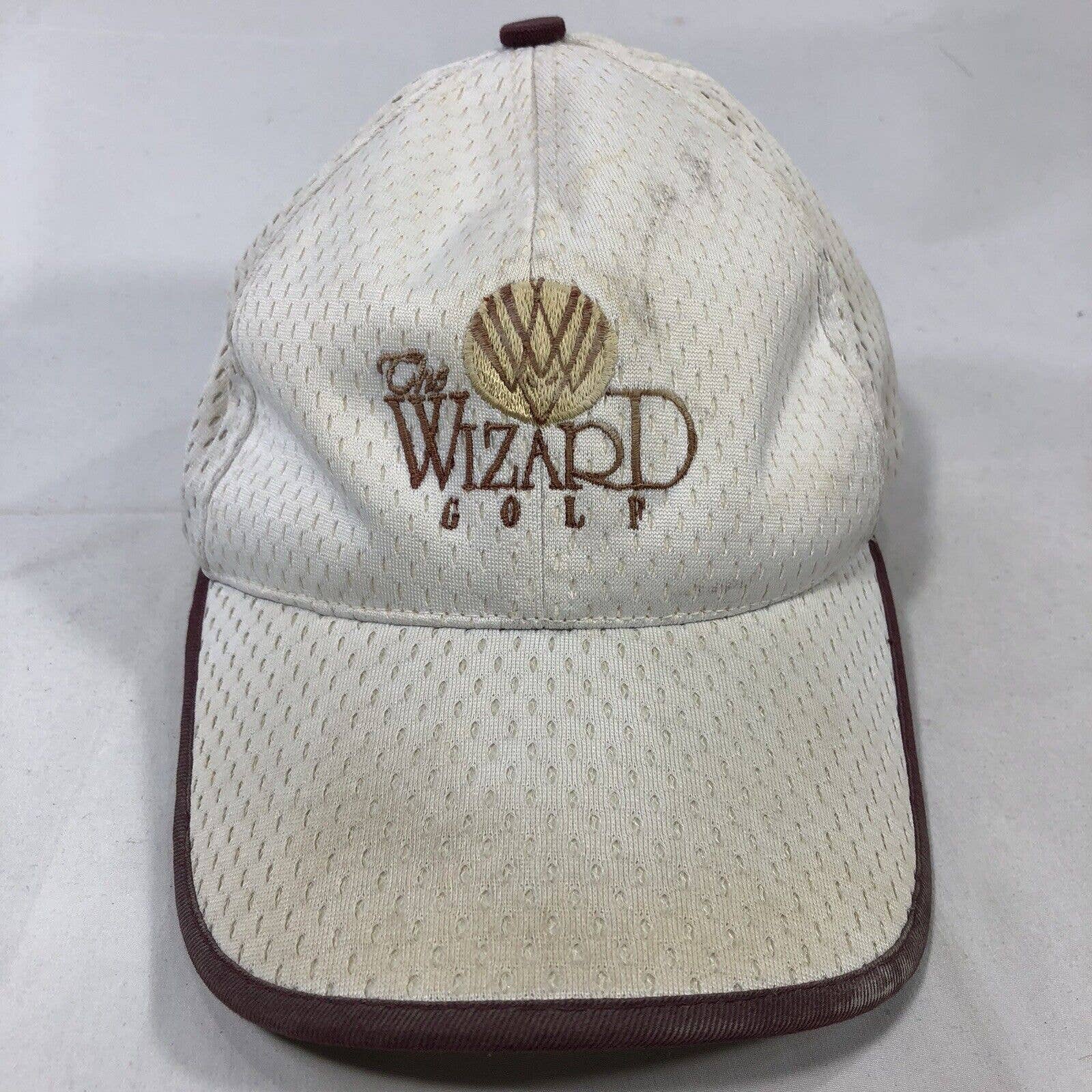 The Wizard Golf Hat Cap Adjustable One Size Fits Most Strap Osfm Discolored